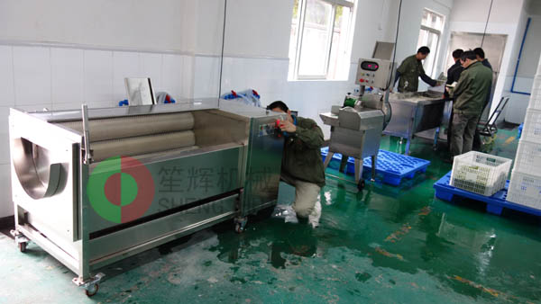 我公司為日資企業(yè)WCSP提供芥茉加工線！