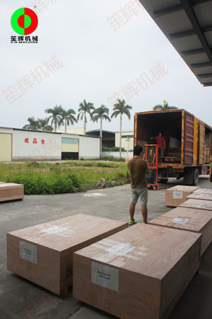 馬來(lái)西亞客戶(hù)訂購(gòu)的毛刷清洗機(jī)及大批耗材配件于近日出貨了