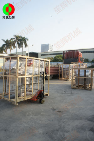 年前某經(jīng)銷商定購的蔬果加工機械設備訂單，按期完工交付！