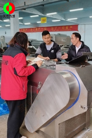 兩批客戶帶物料親臨我司試機考察，并簽訂意向合同！